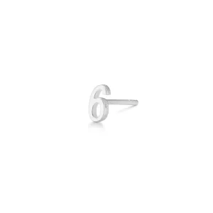 My 6 18K Whitegold Stud w. Diamond