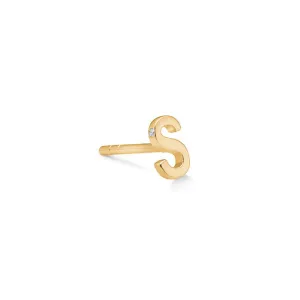 My S 18K Gold Stud w. Diamond
