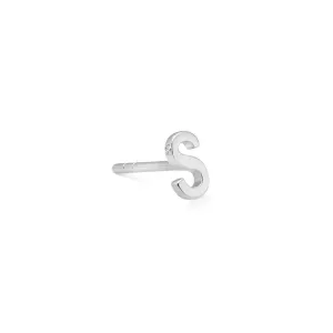 My S 18K Whitegold Stud w. Diamond