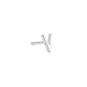 My V 18K Whitegold Stud w. Diamond