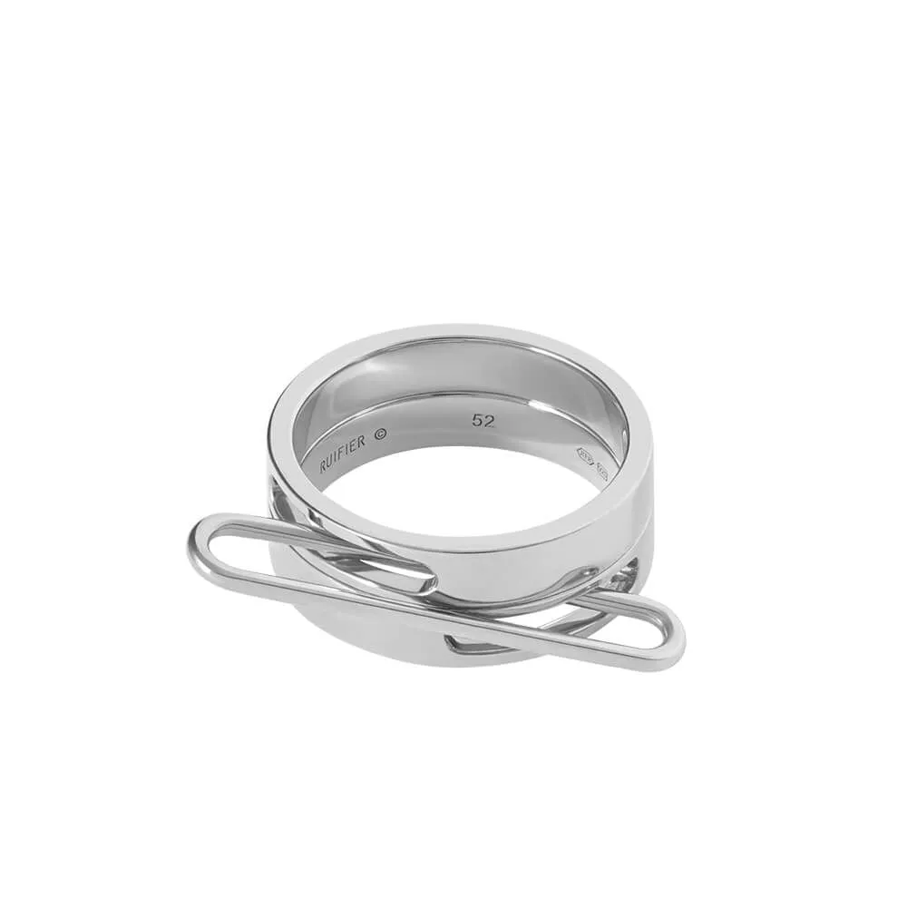 NEXUS Double Levitate Gold Plated Ring