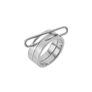 NEXUS Double Levitate Gold Plated Ring