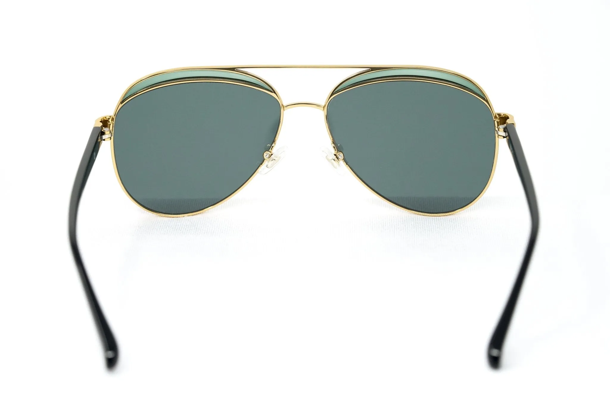 NO 21 Sunglasses Gold and Green