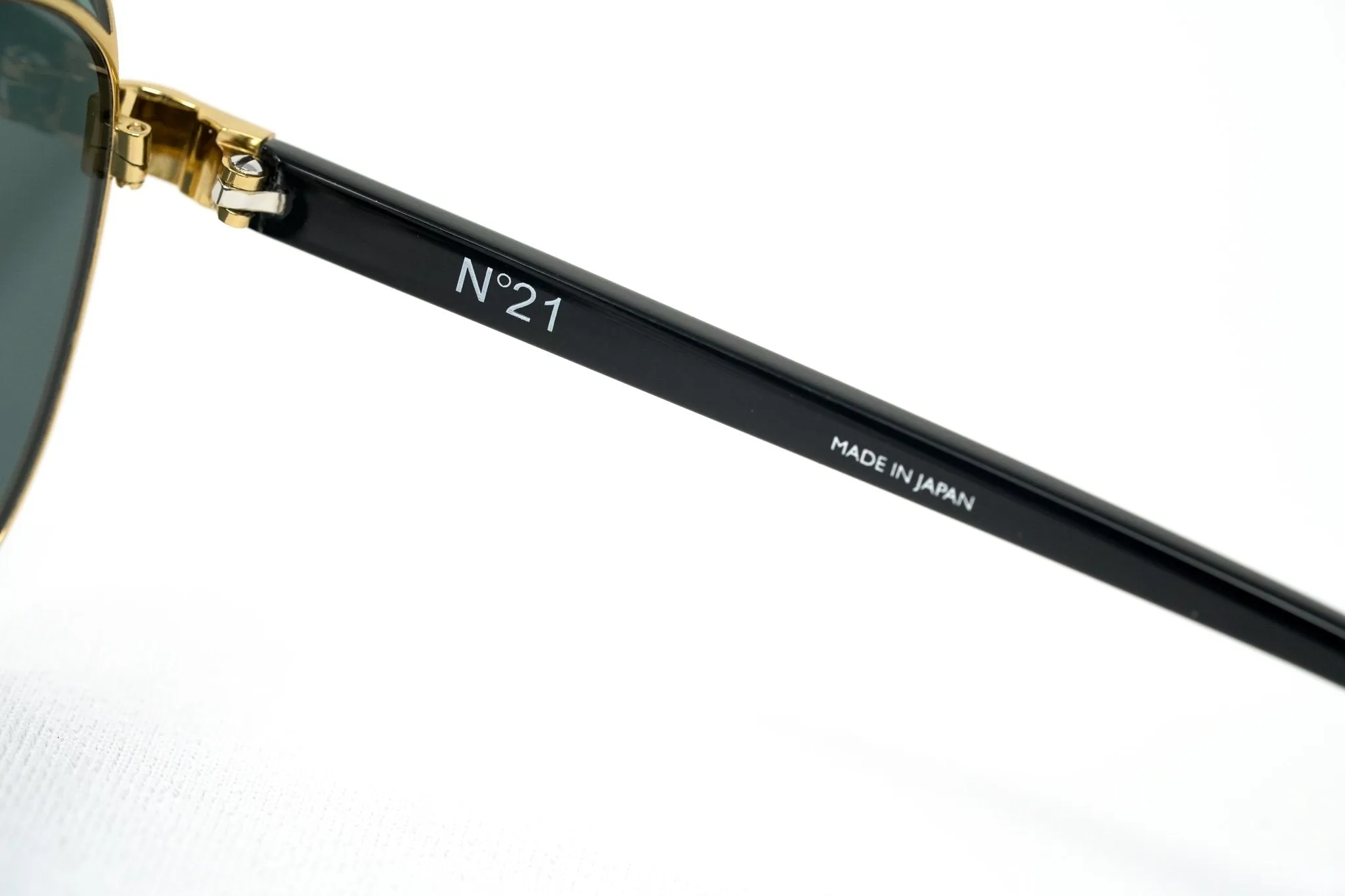 NO 21 Sunglasses Gold and Green