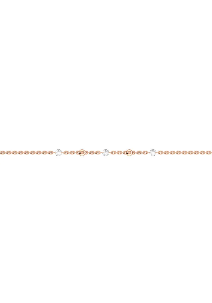 Nude 18K Rosegold Bracelet w. Lab-Grown Diamonds