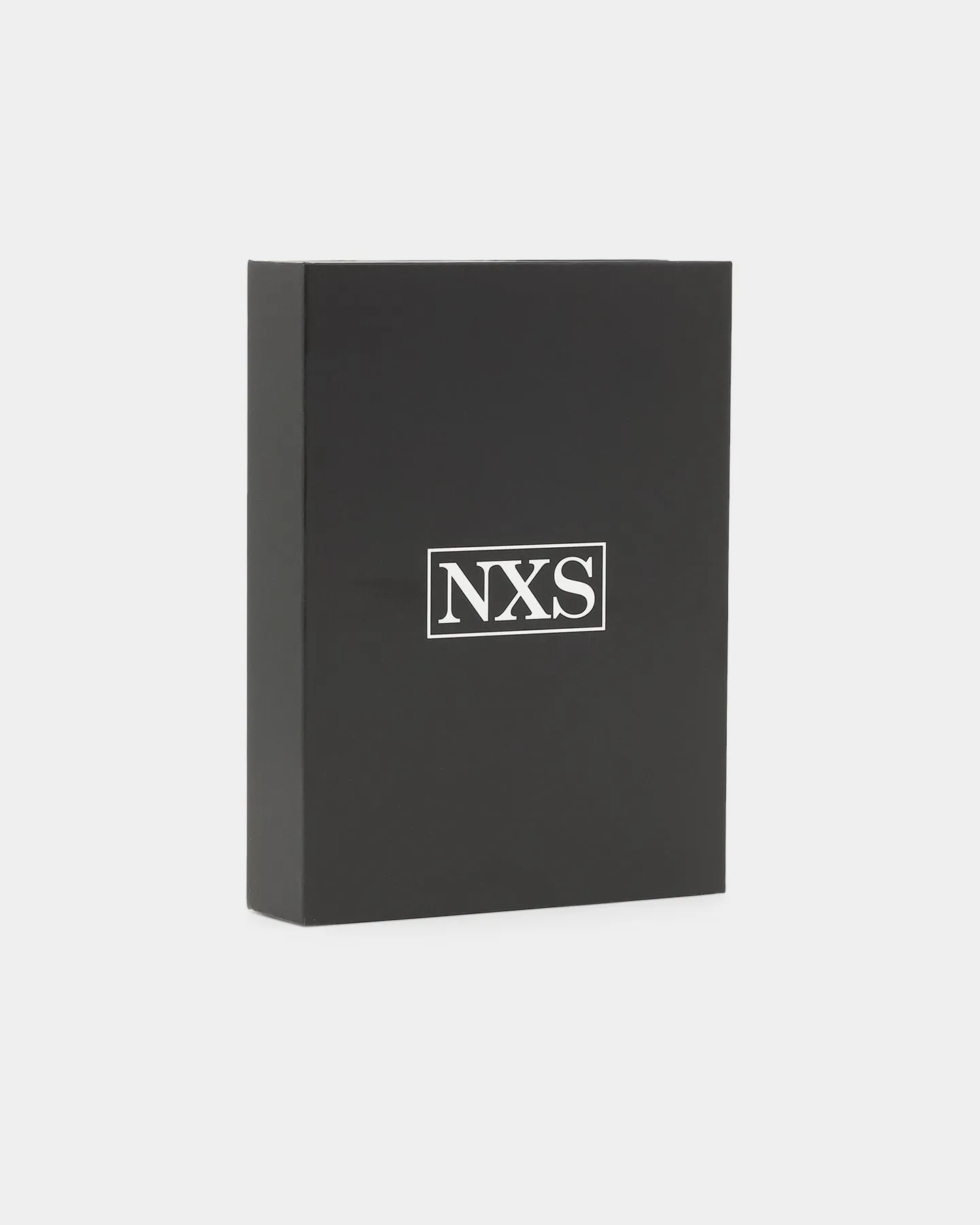 NXS Textured Cross Chain Set White Gold