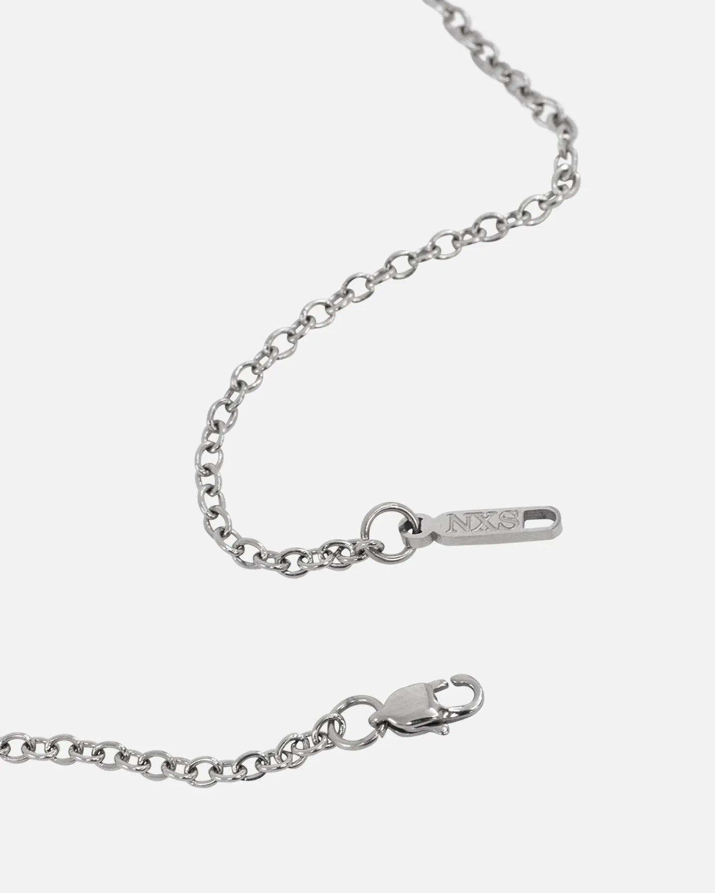 NXS Wing Necklace White Gold