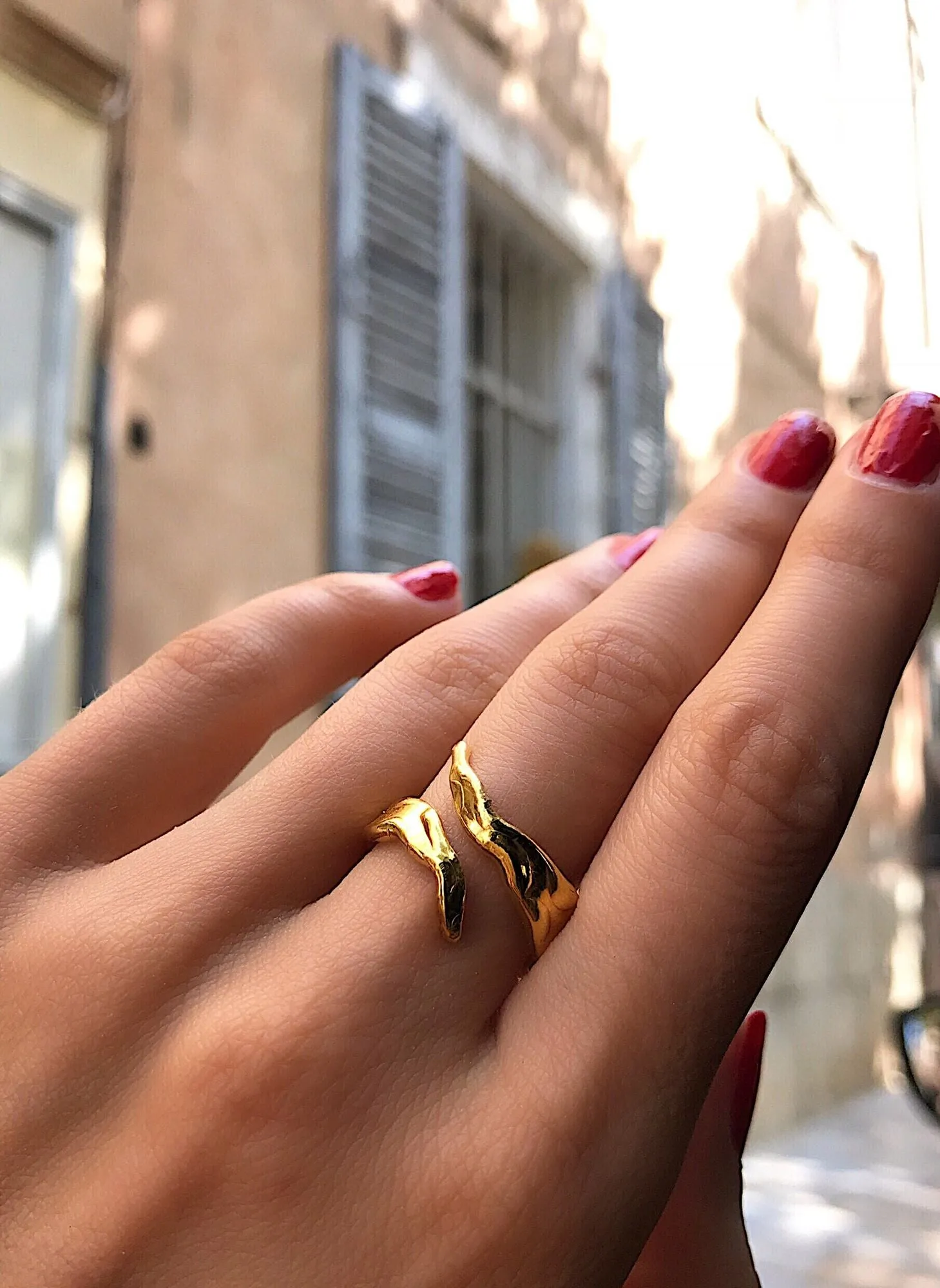 Organic Helix Silver Ring