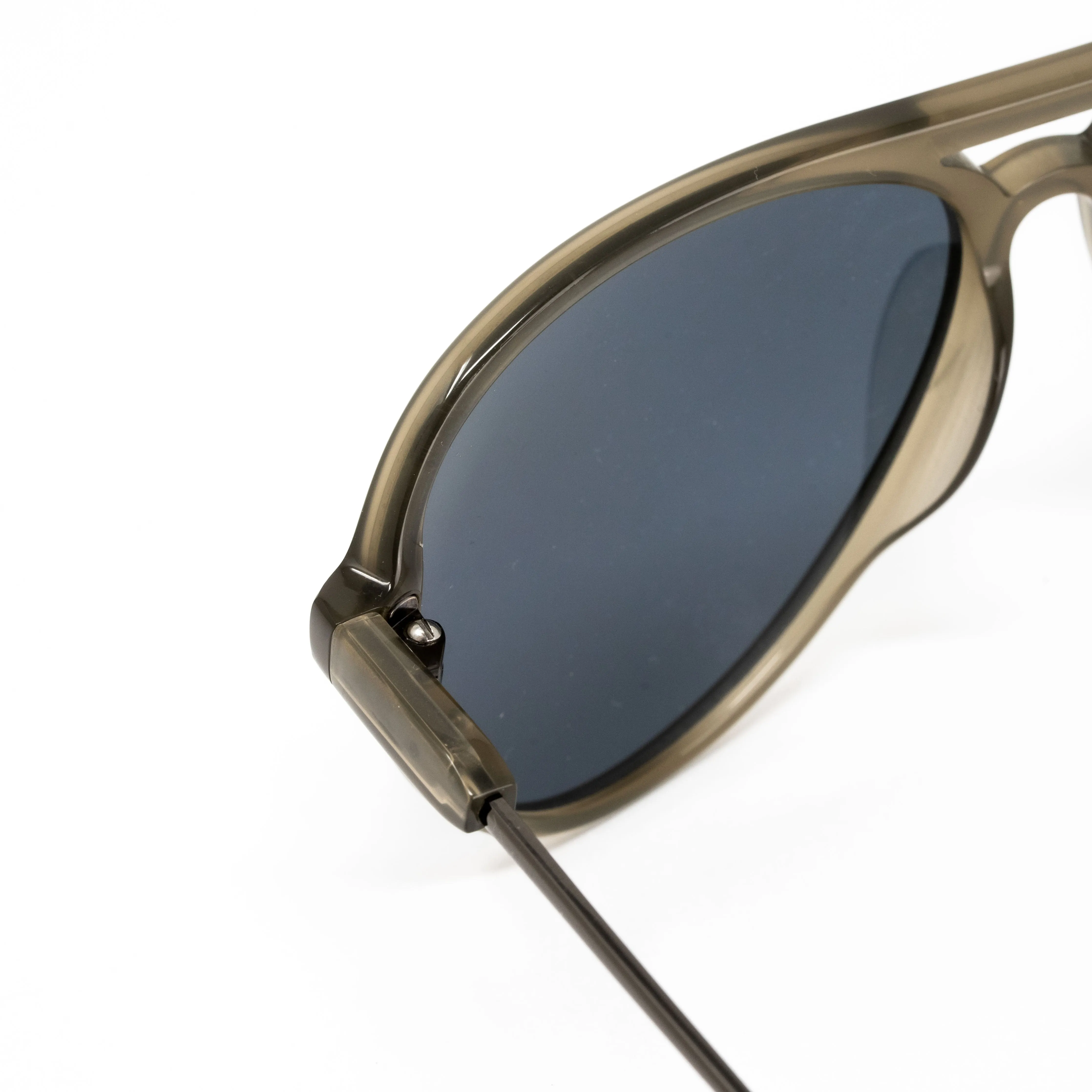 Orlebar Brown x Linda Farrow Khaki Sunglasses OB24C5SUN