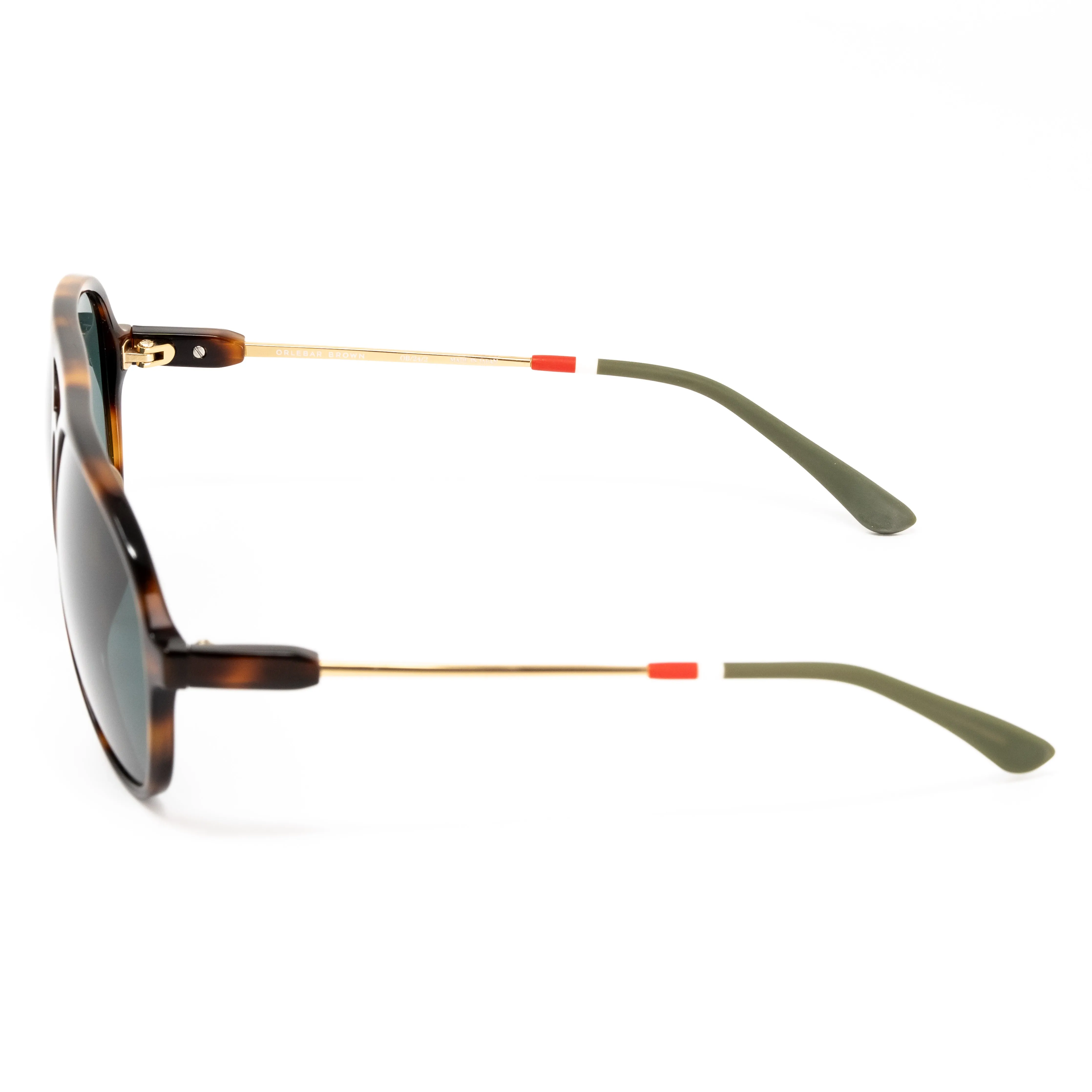 Orlebar Brown x Linda Farrow Tortoiseshell Sunglasses OB24C2SUN