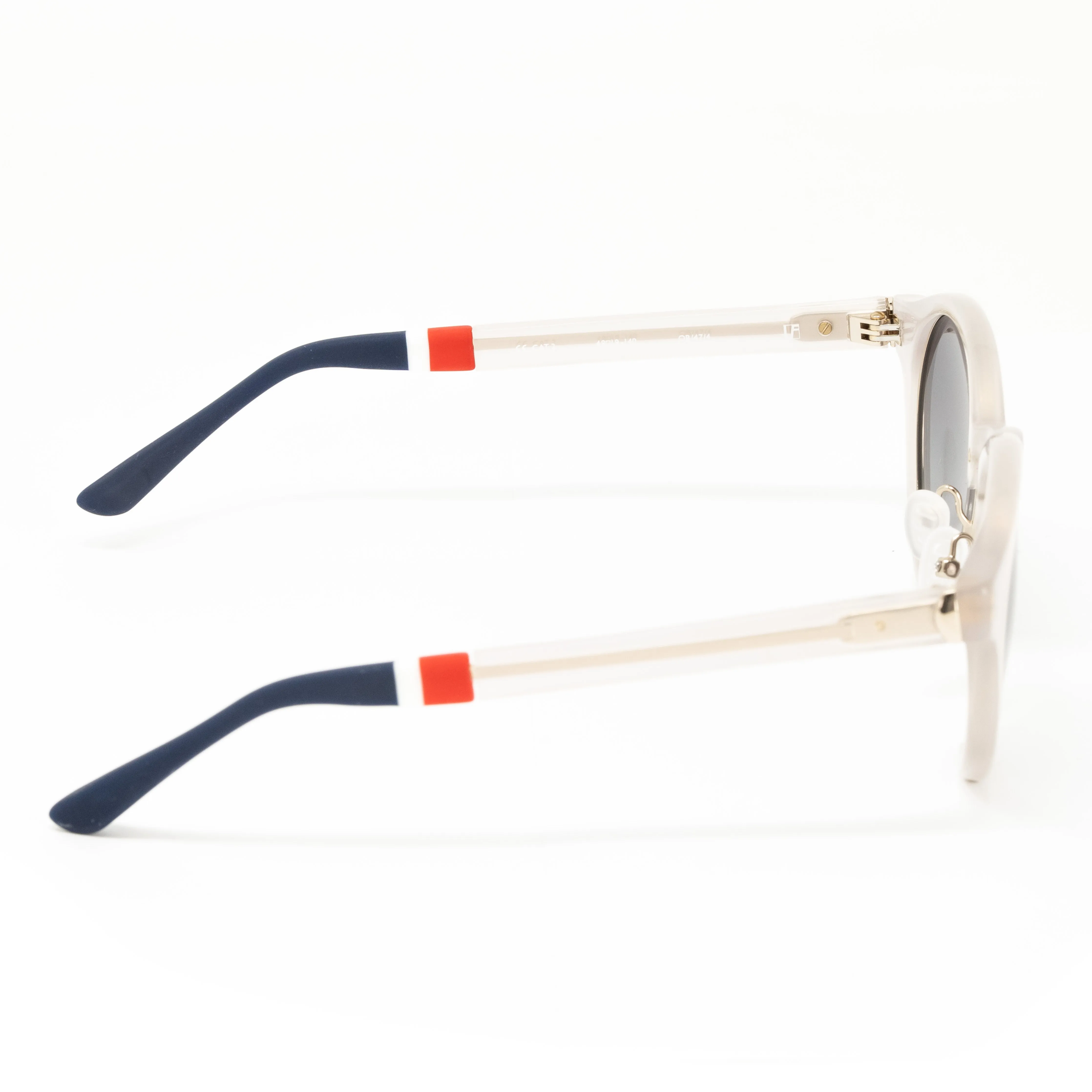 Orlebar Brown x Linda Farrow White Sunglasses OB47C4SUN