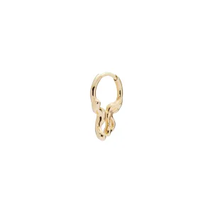Papillon 14K Gold Huggie