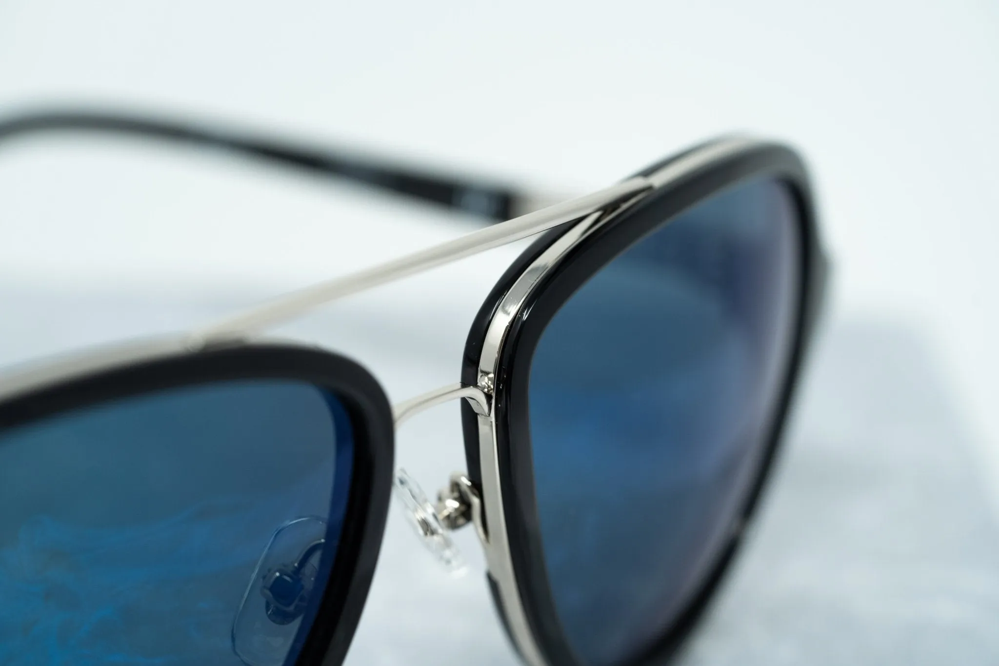 Phillip Lim Sunglasses Black and Blue Mirror