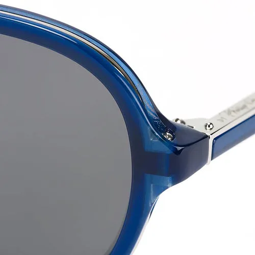 Phillip Lim x Linda Farrow Grey Blue Sunglasses PL16C25SUN