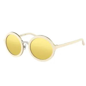 Phillip Lim x Linda Farrow Yellow Sunglasses PL11C27SUN