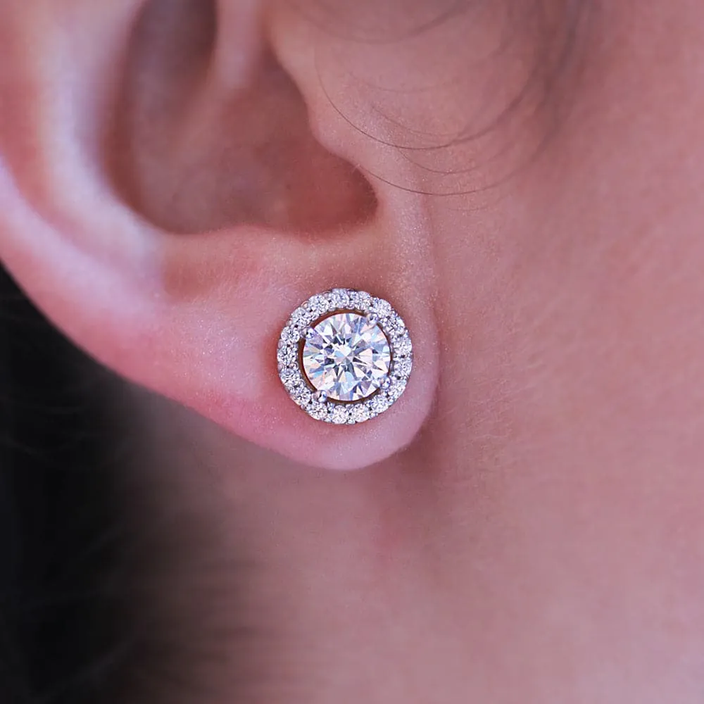 Posh Halo Earrings