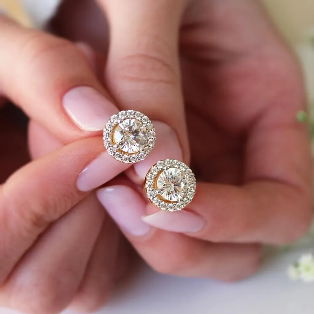 Posh Halo Earrings