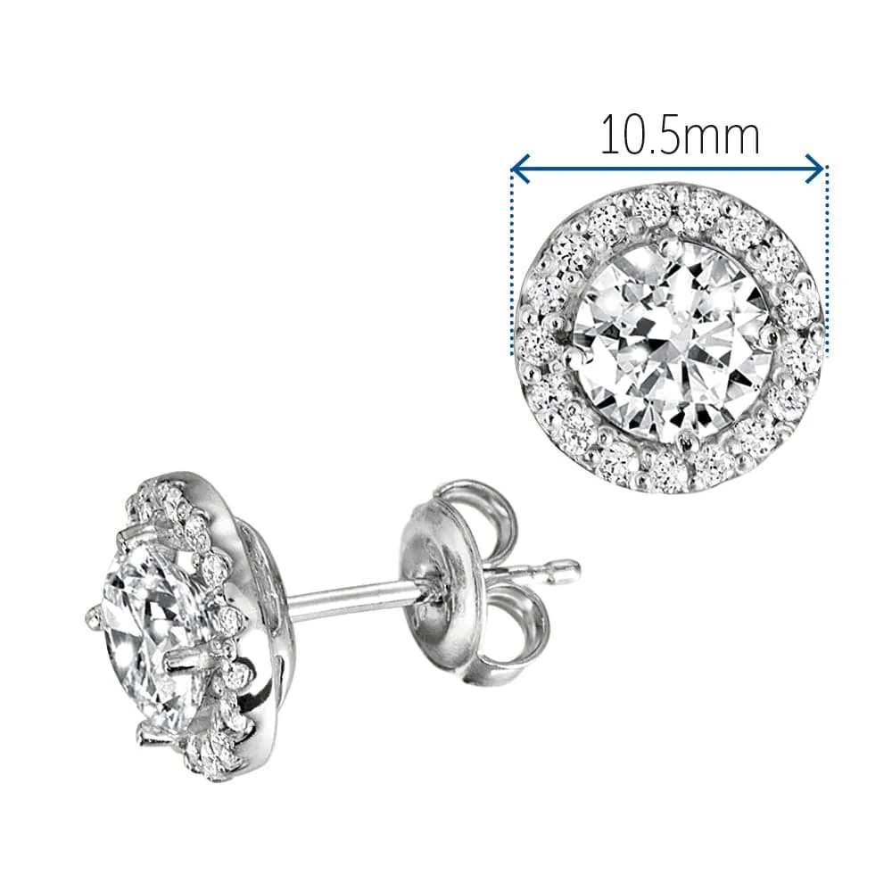 Posh Halo Earrings