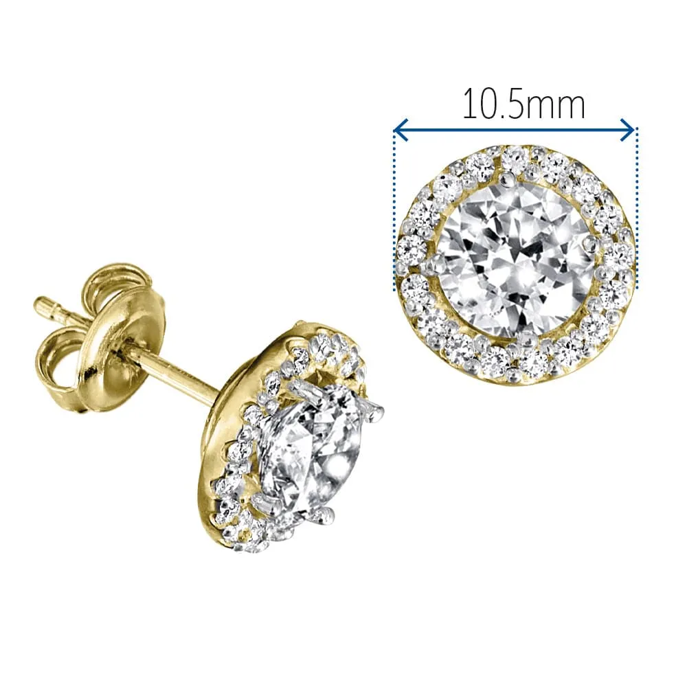 Posh Halo Earrings