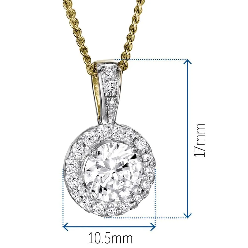 Posh Halo Pendant