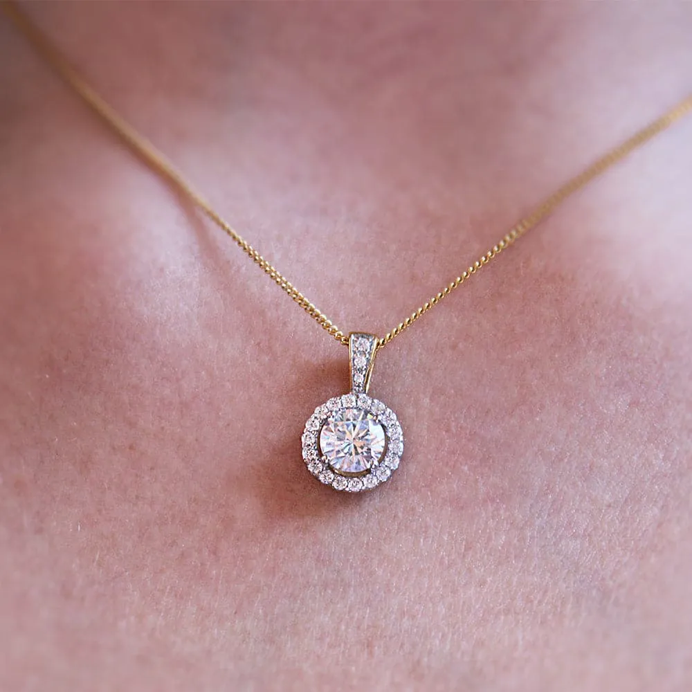 Posh Halo Pendant