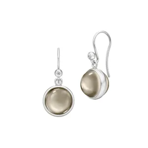 Prime Smokey Silver Earrings