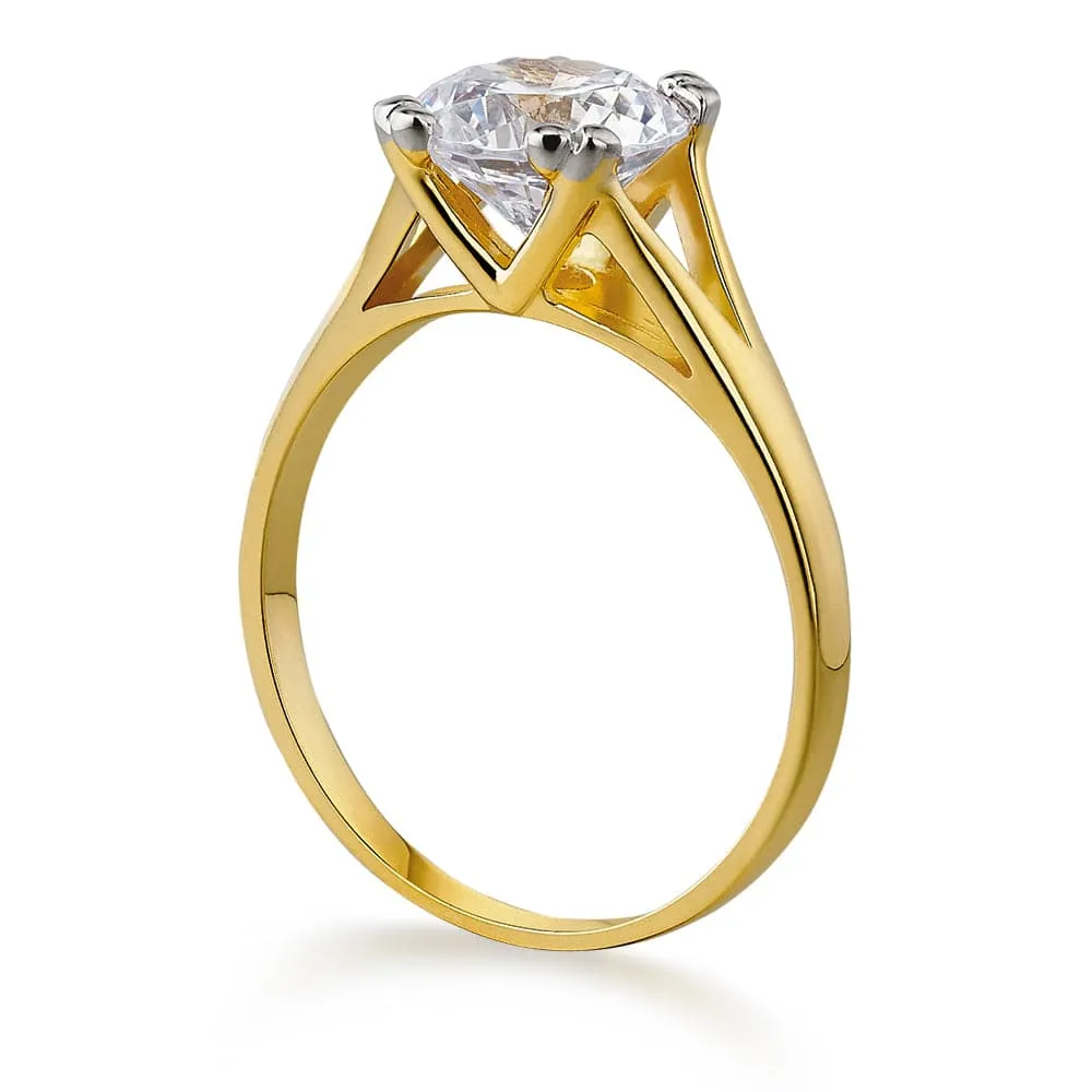 Pristine Solitaire Ring