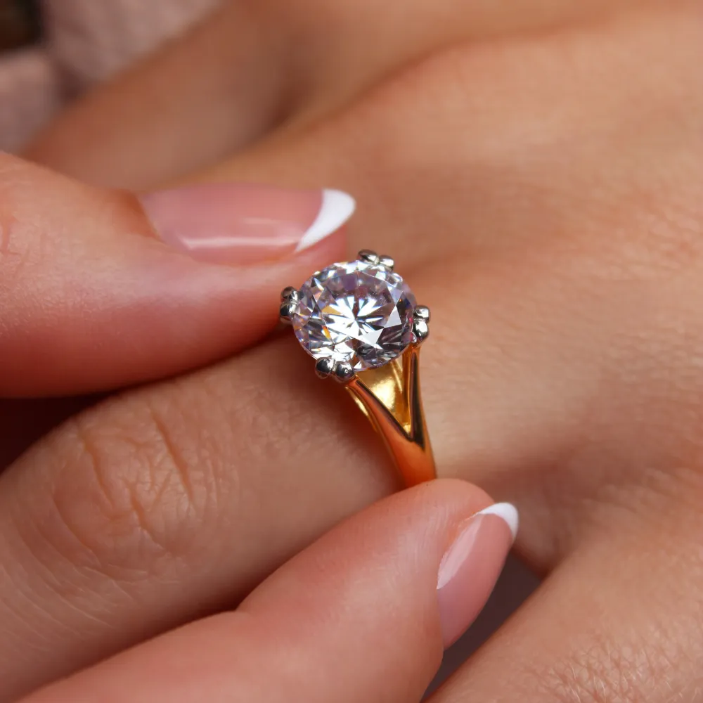 Pristine Solitaire Ring
