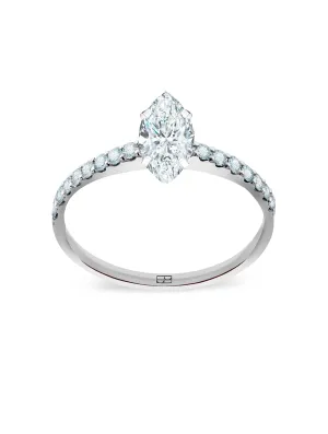 Promise N°16 18K White Gold Ring w. Diamonds