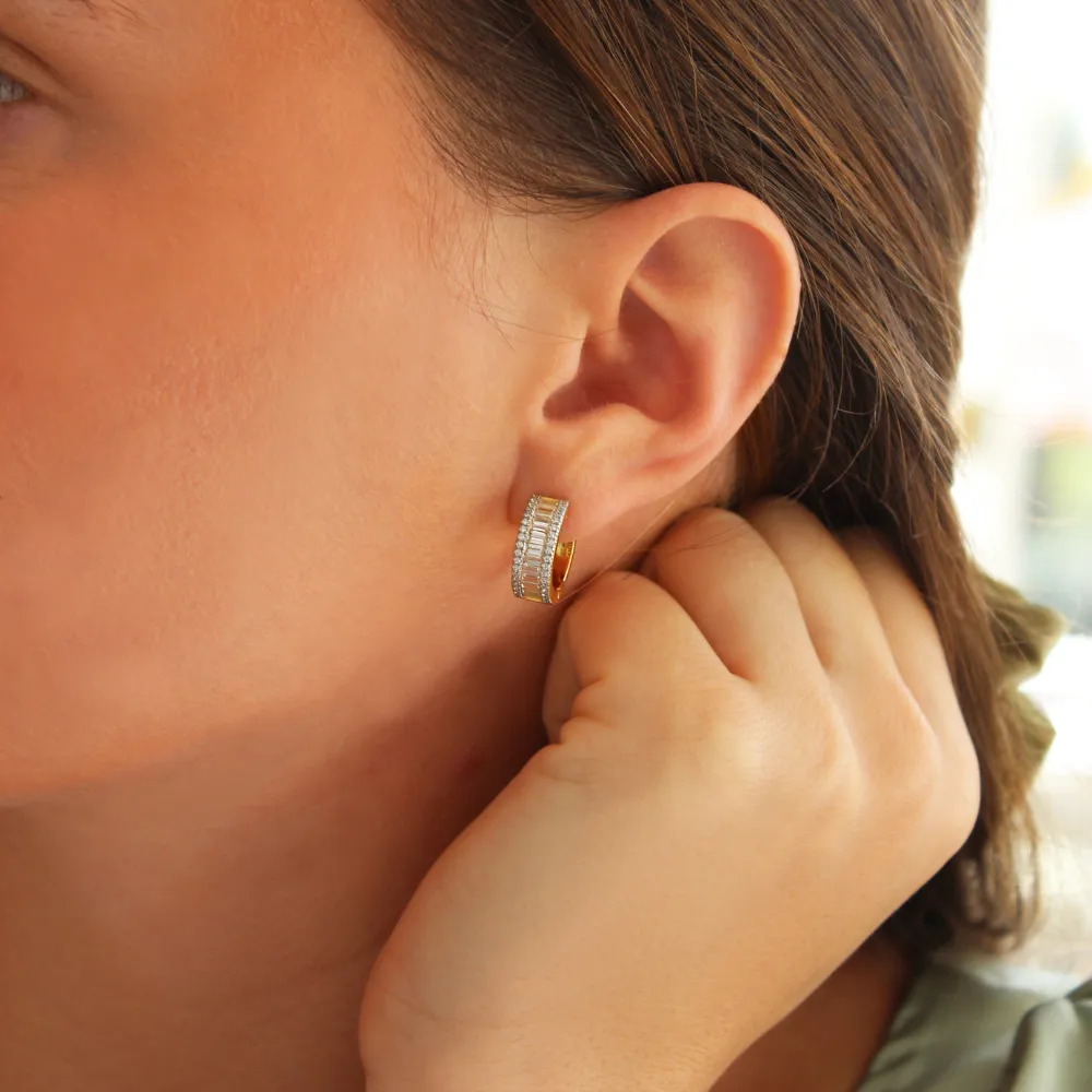 Raffles Hoop Earrings