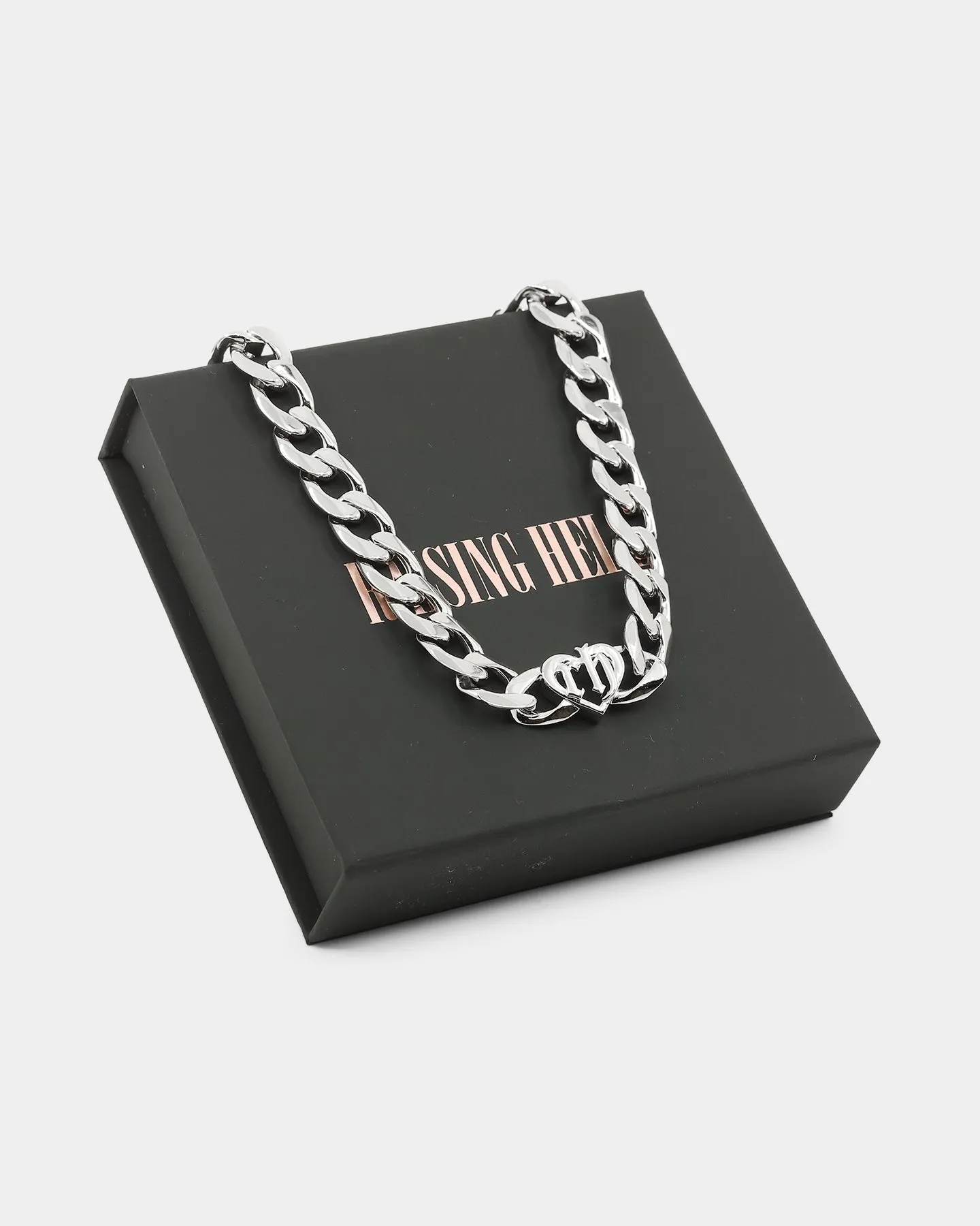 Raising Hell Love And Loyalty Chain White Gold