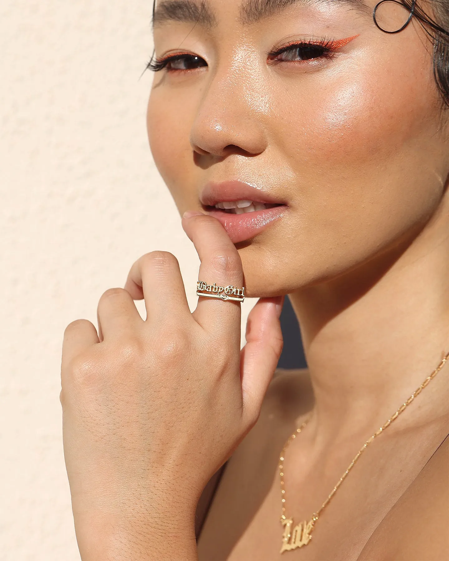 Raising Hell Women's Baby Girl Ring Gold
