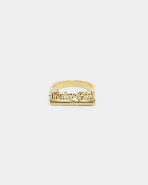 Raising Hell Women's Baby Girl Ring Gold