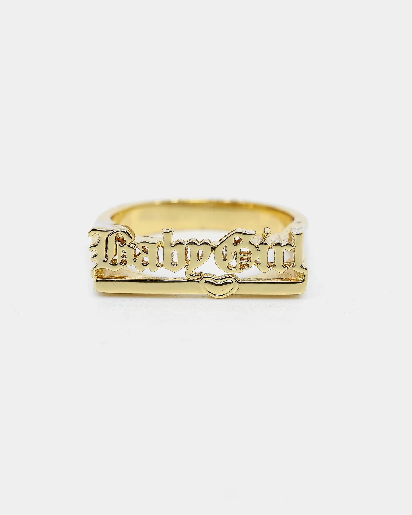 Raising Hell Women's Baby Girl Ring Gold