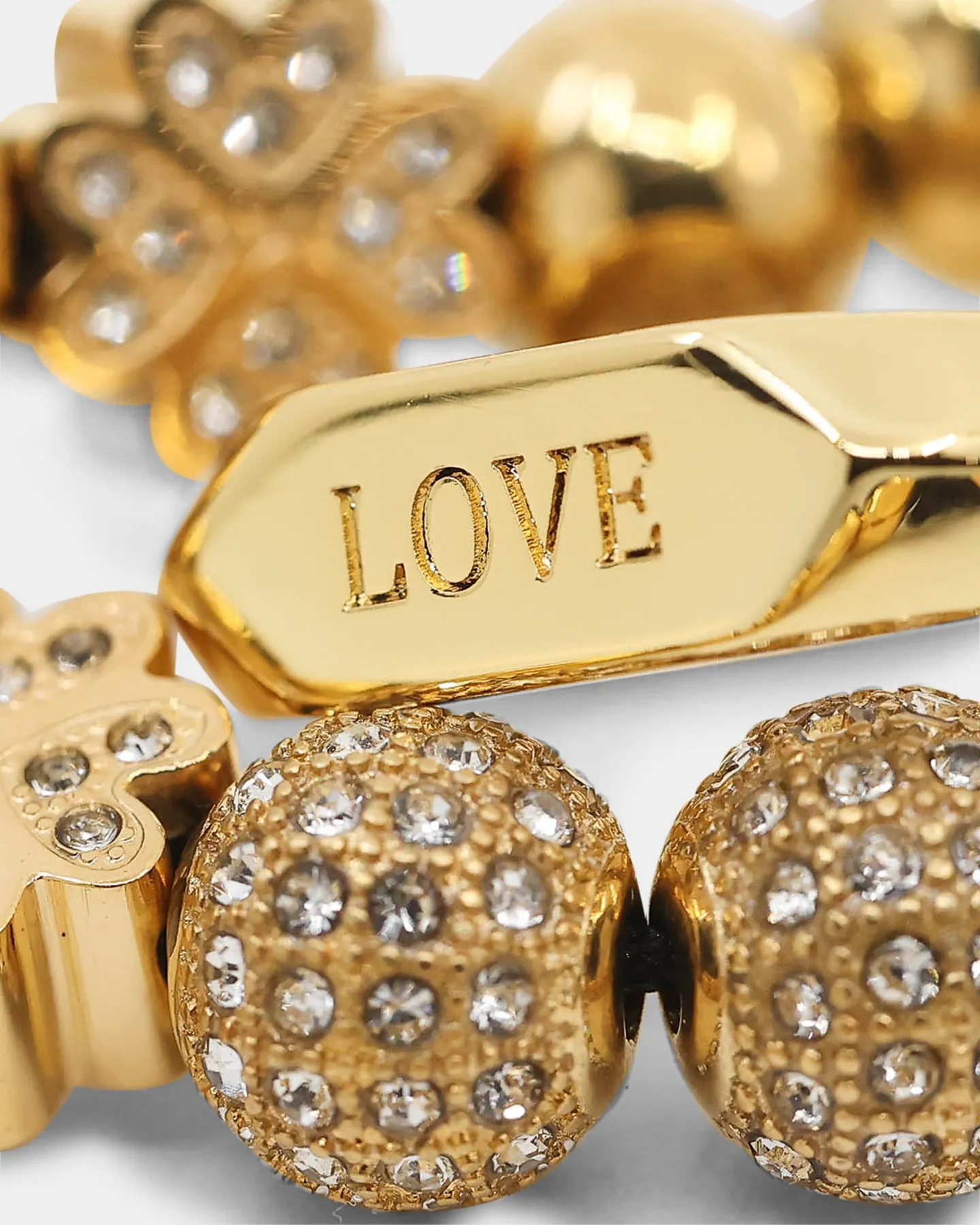 Raising Hell Women's Text Love Ring Gold
