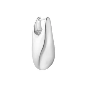 Reflect Big Silver Earring