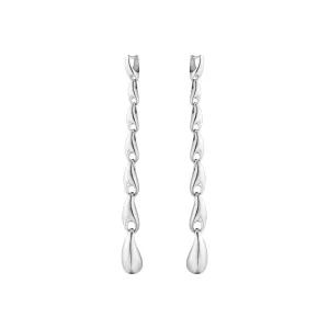 Reflect Extra Long Silver Earring