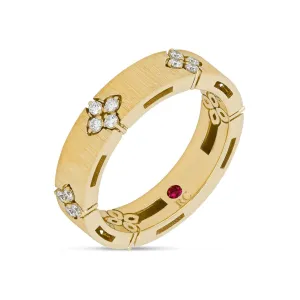 Roberto Coin Love in Verona 18ct Yellow Gold Diamond Ring