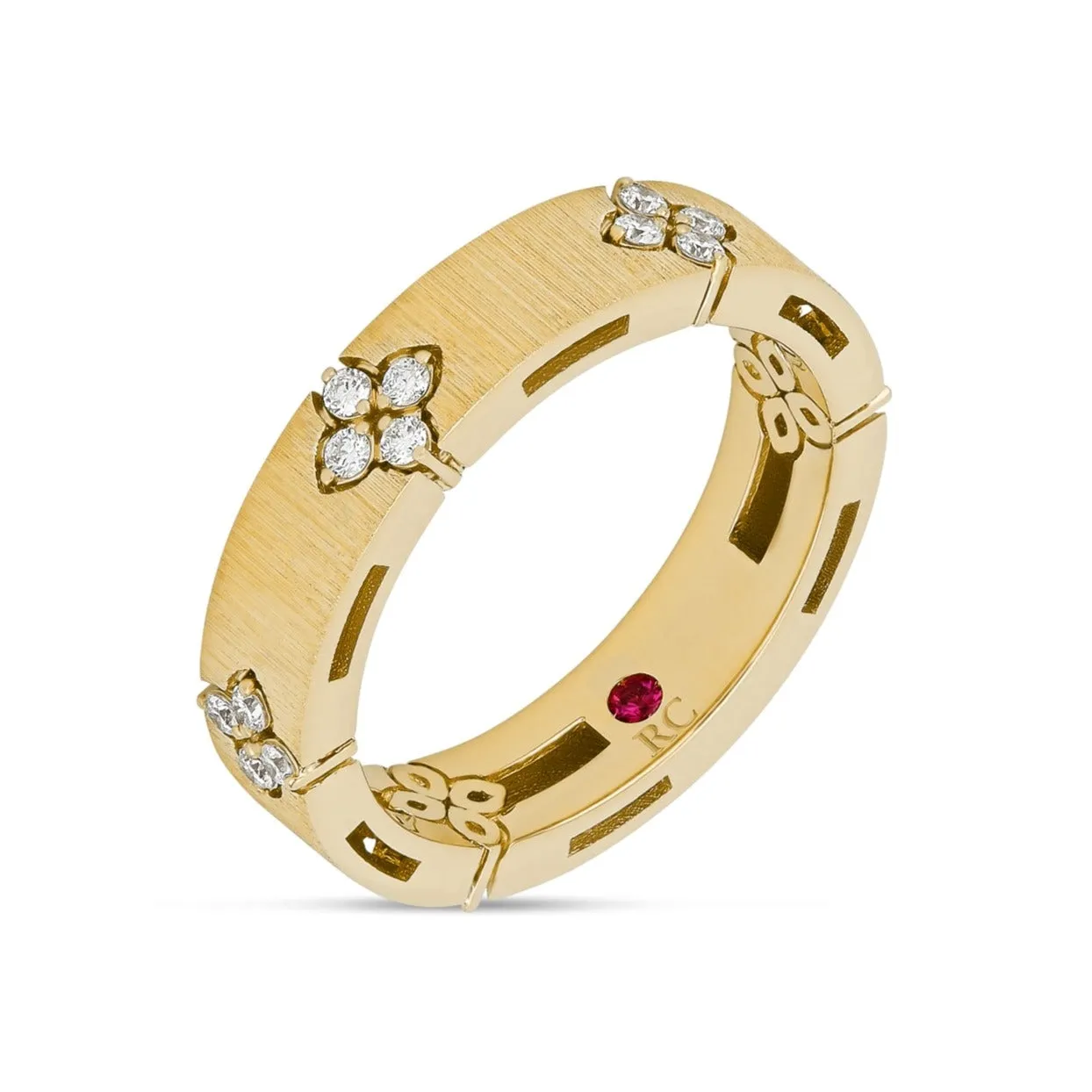 Roberto Coin Love in Verona 18ct Yellow Gold Diamond Ring