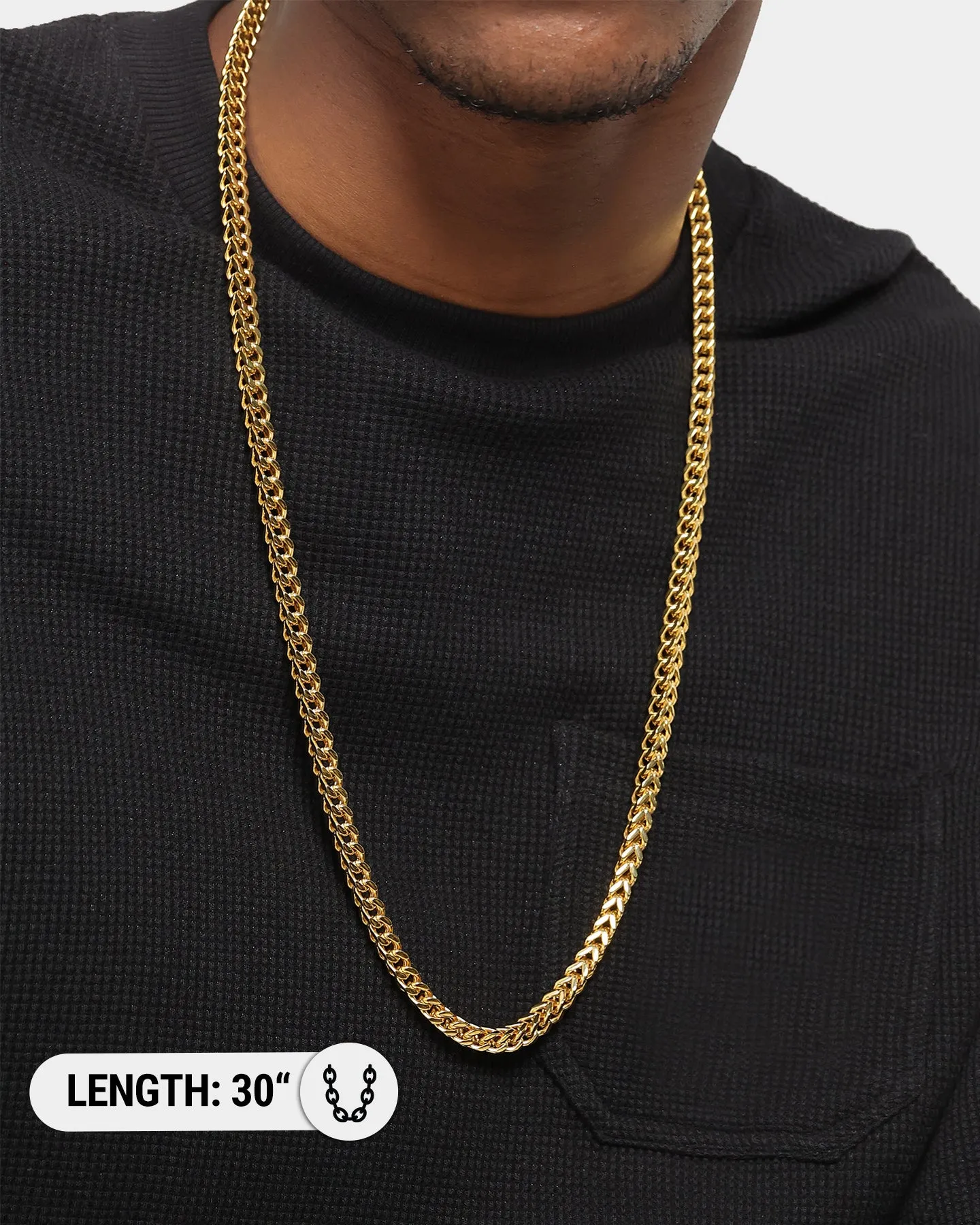 Saint Morta Franco 30" 6MM Chain Gold