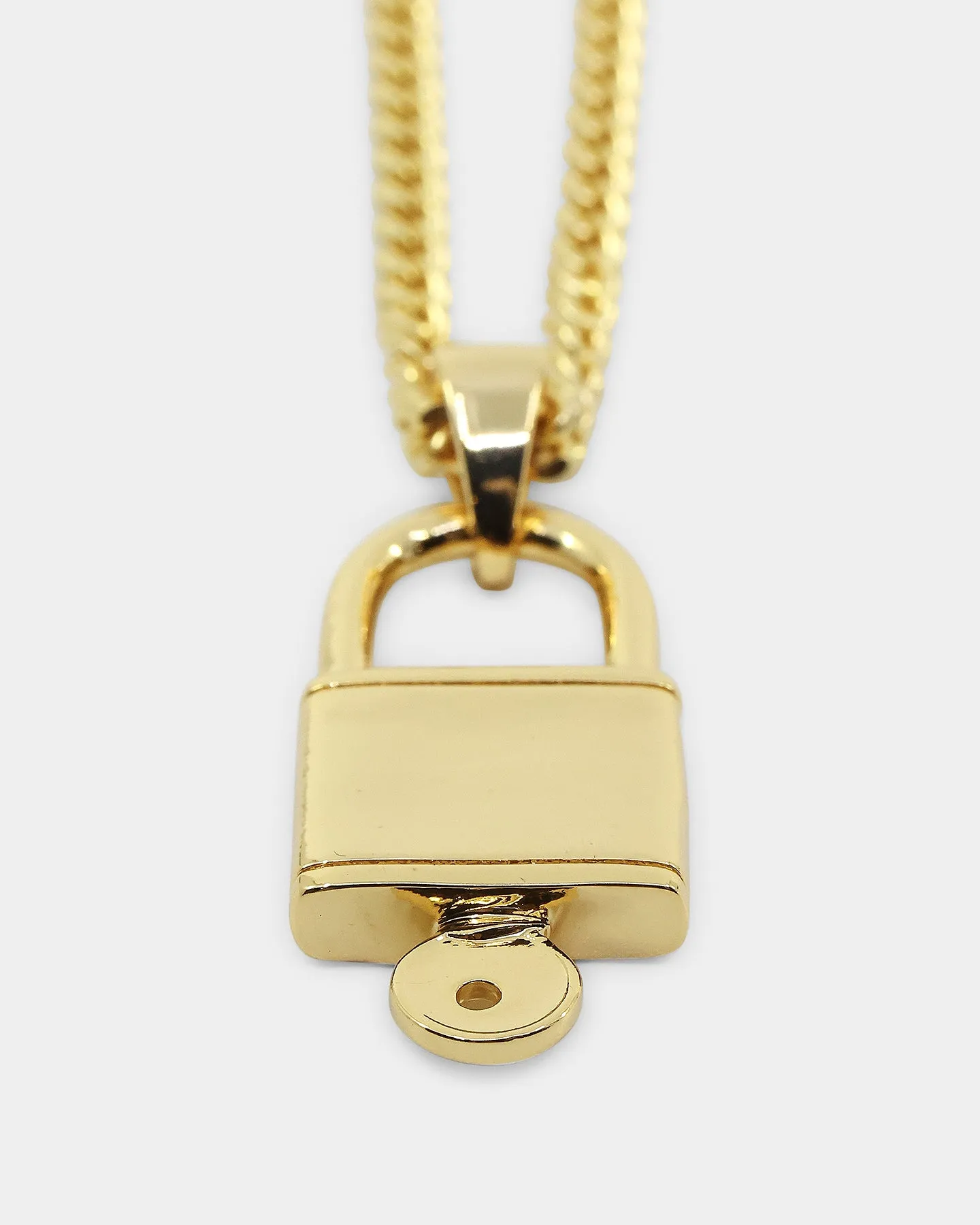 Saint Morta Locked and Found Chain Gold