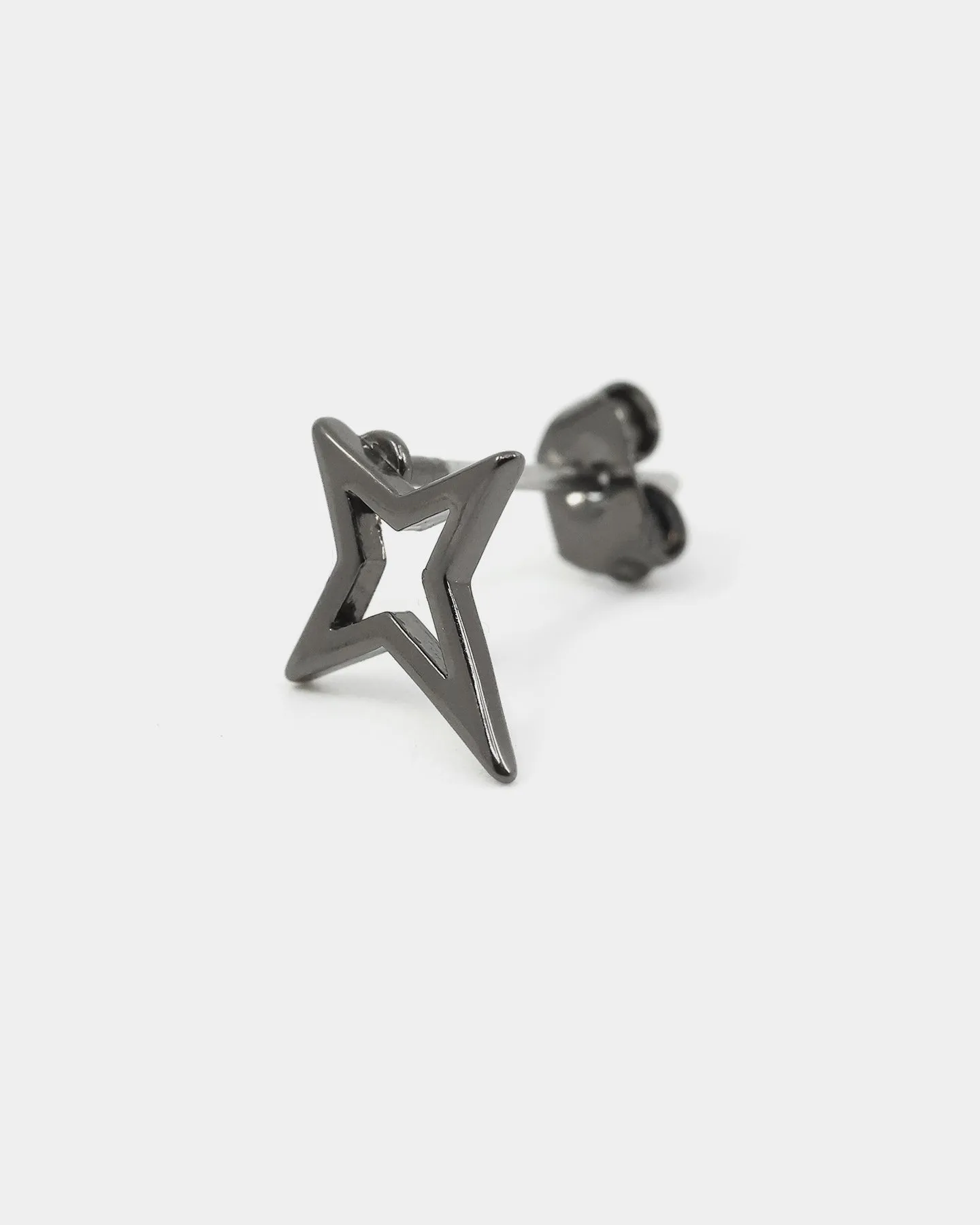 Saint Morta The 4 Point Earrings Black