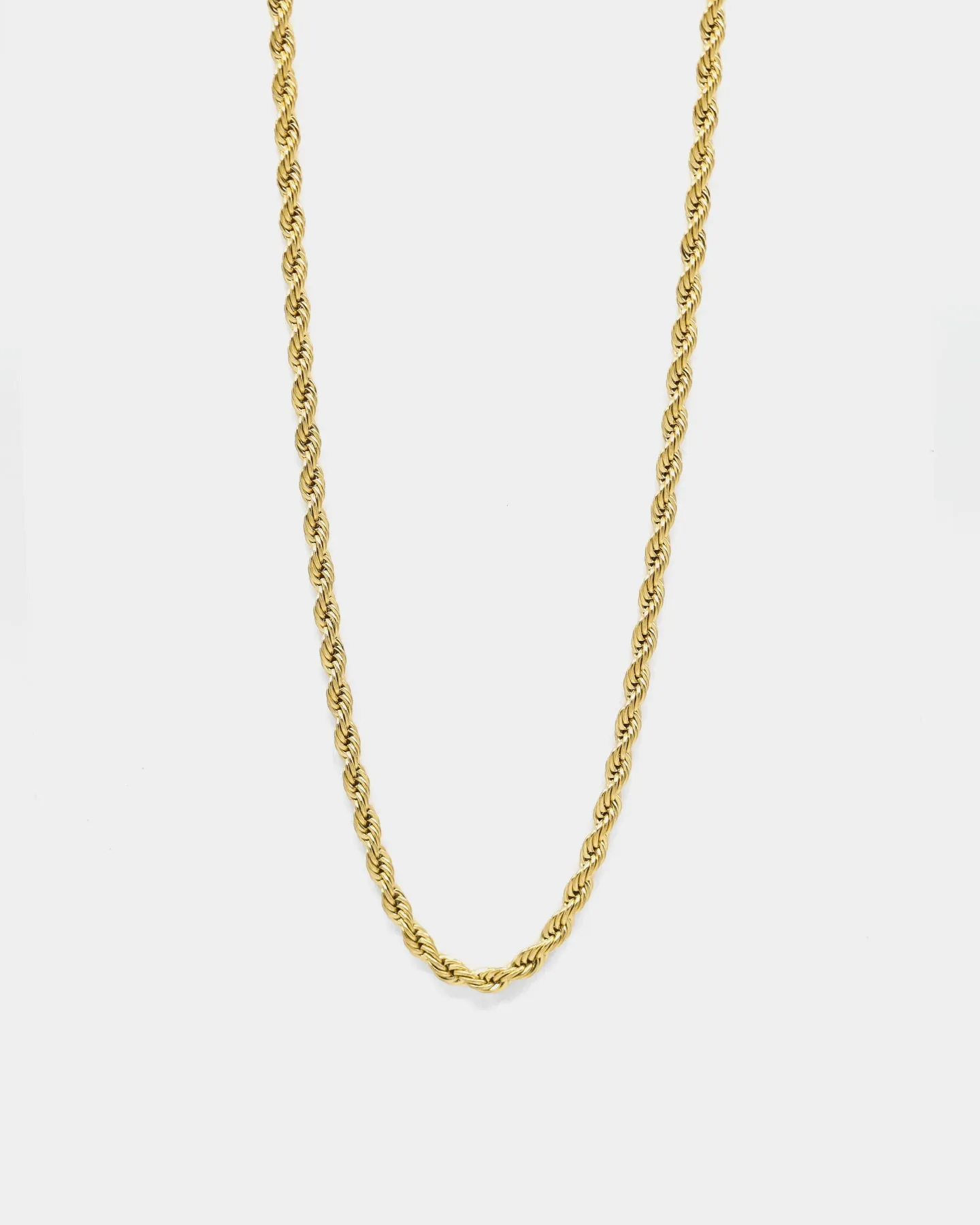 Saint Morta Unisex 14" 3mmRope Choker Chain Gold