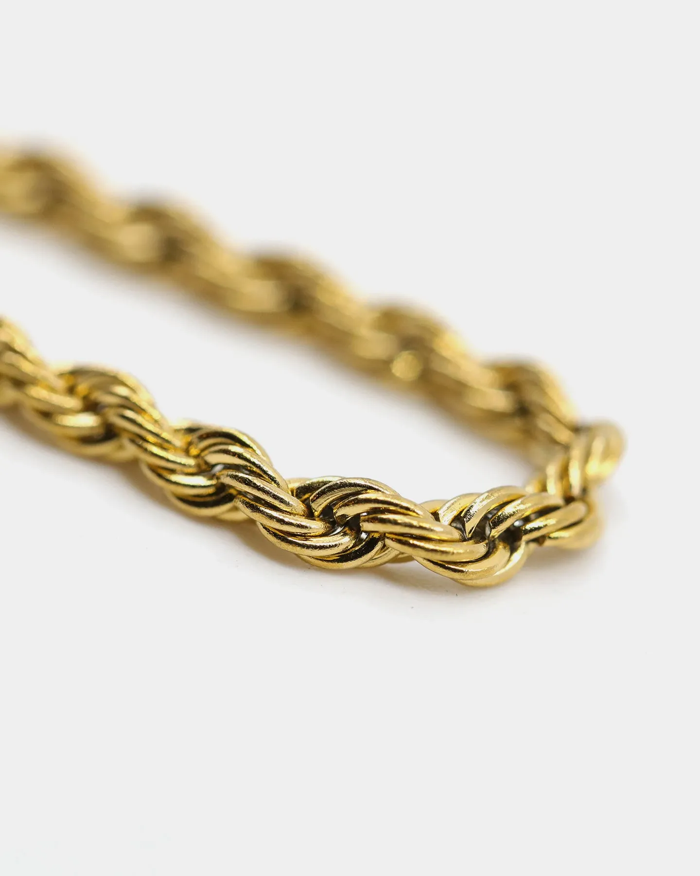 Saint Morta Unisex 14" 3mmRope Choker Chain Gold