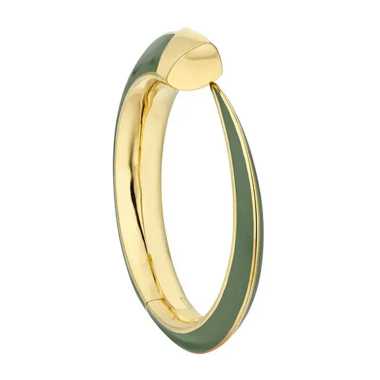 Shaun Leane Sabre Solis 18ct Yellow Gold Vermeil Sterling Silver Leaf Ceramic Cuff