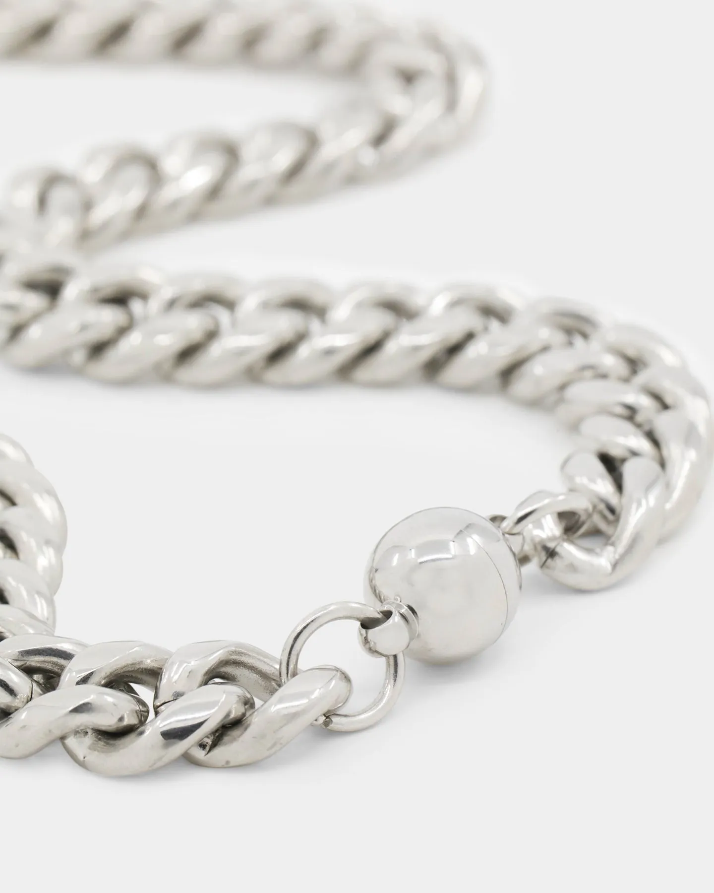 Shortie Kids' Classic Cuban 12mm Chain Silver
