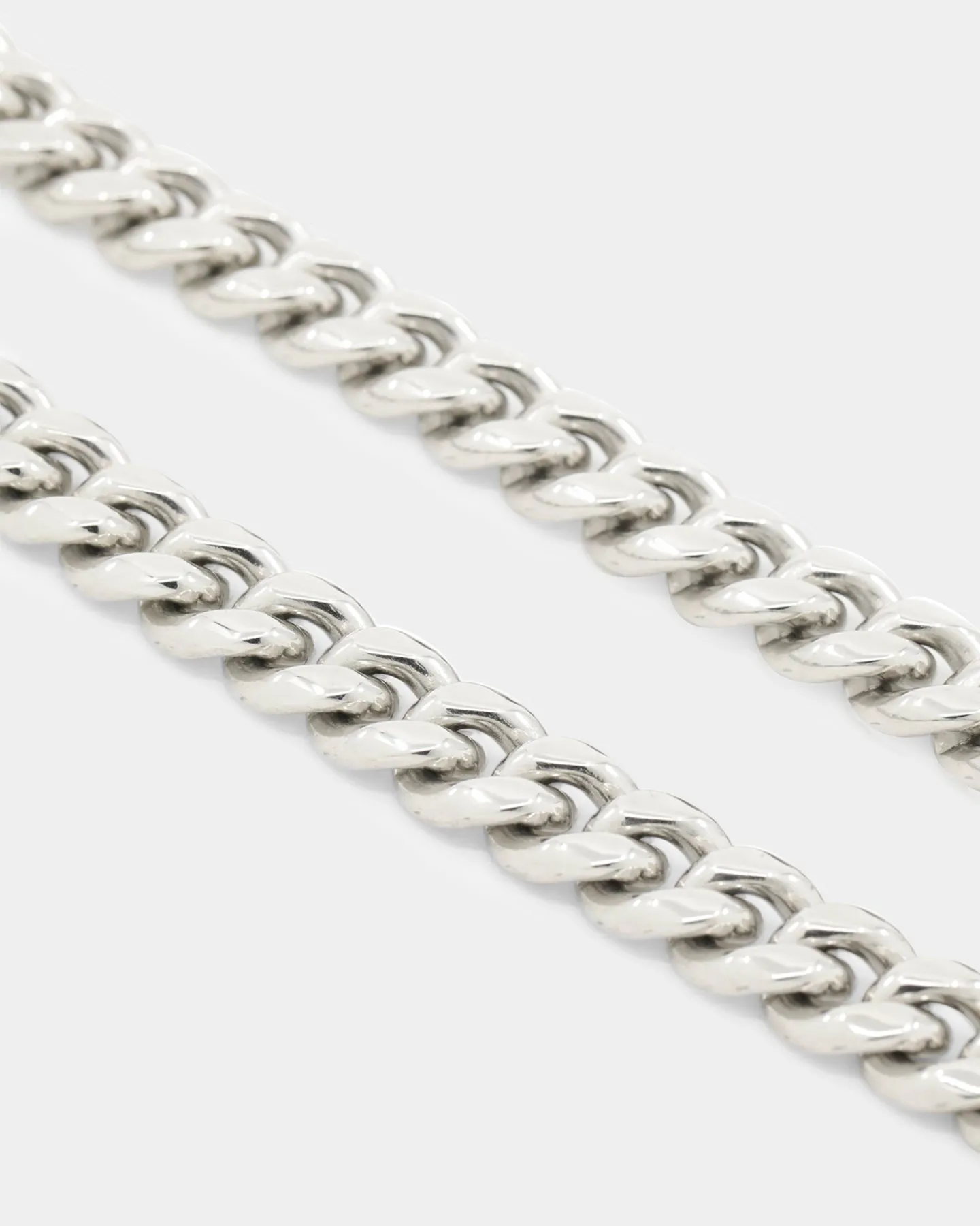 Shortie Kids' Classic Cuban 12mm Chain Silver