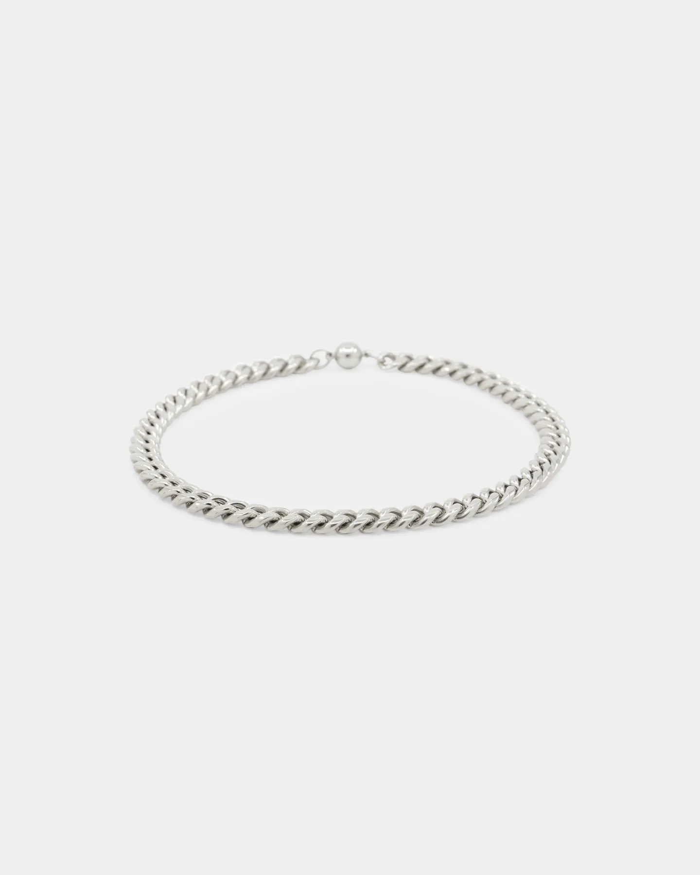 Shortie Kids' Classic Cuban 12mm Chain Silver
