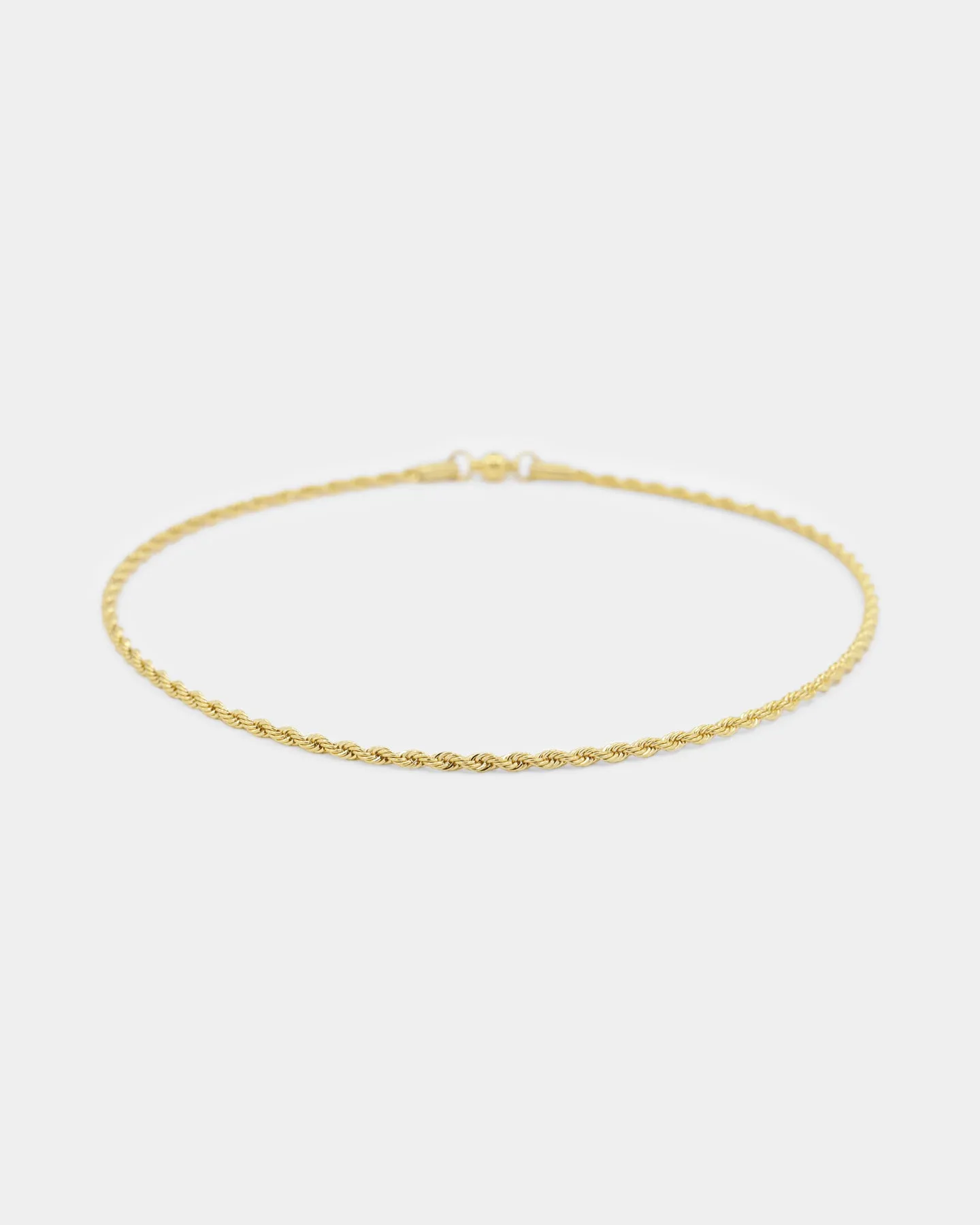 Shortie Kids' Classic Rope 3mm Chain Gold