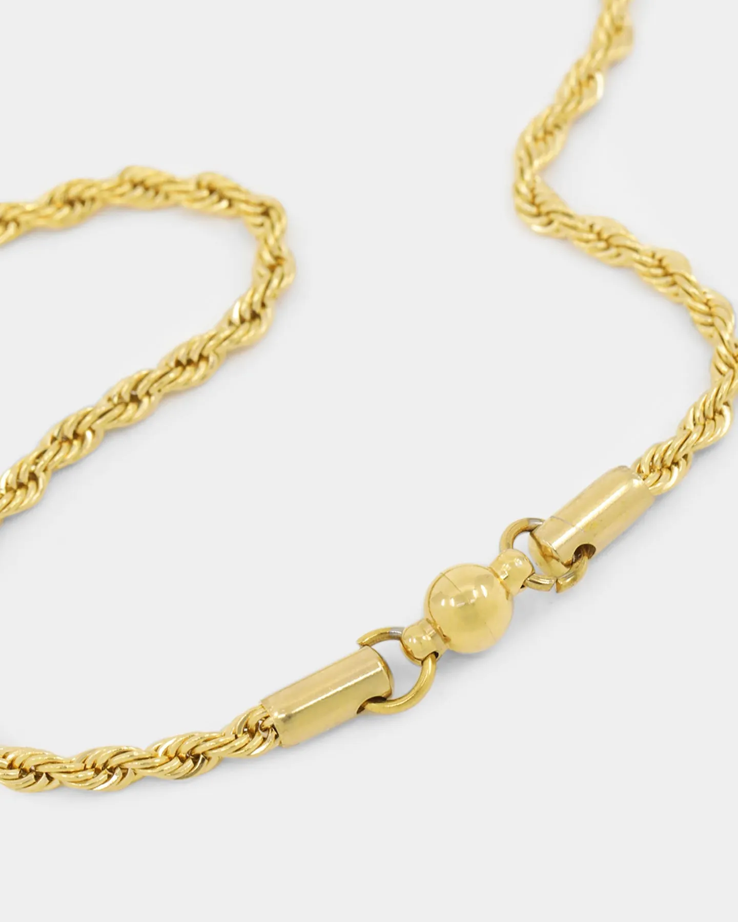 Shortie Kids' Classic Rope 3mm Chain Gold